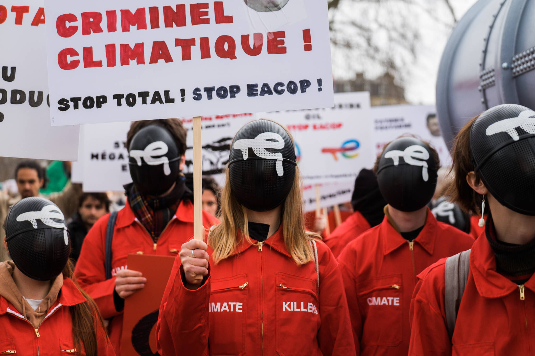 Paris protest against EACOP