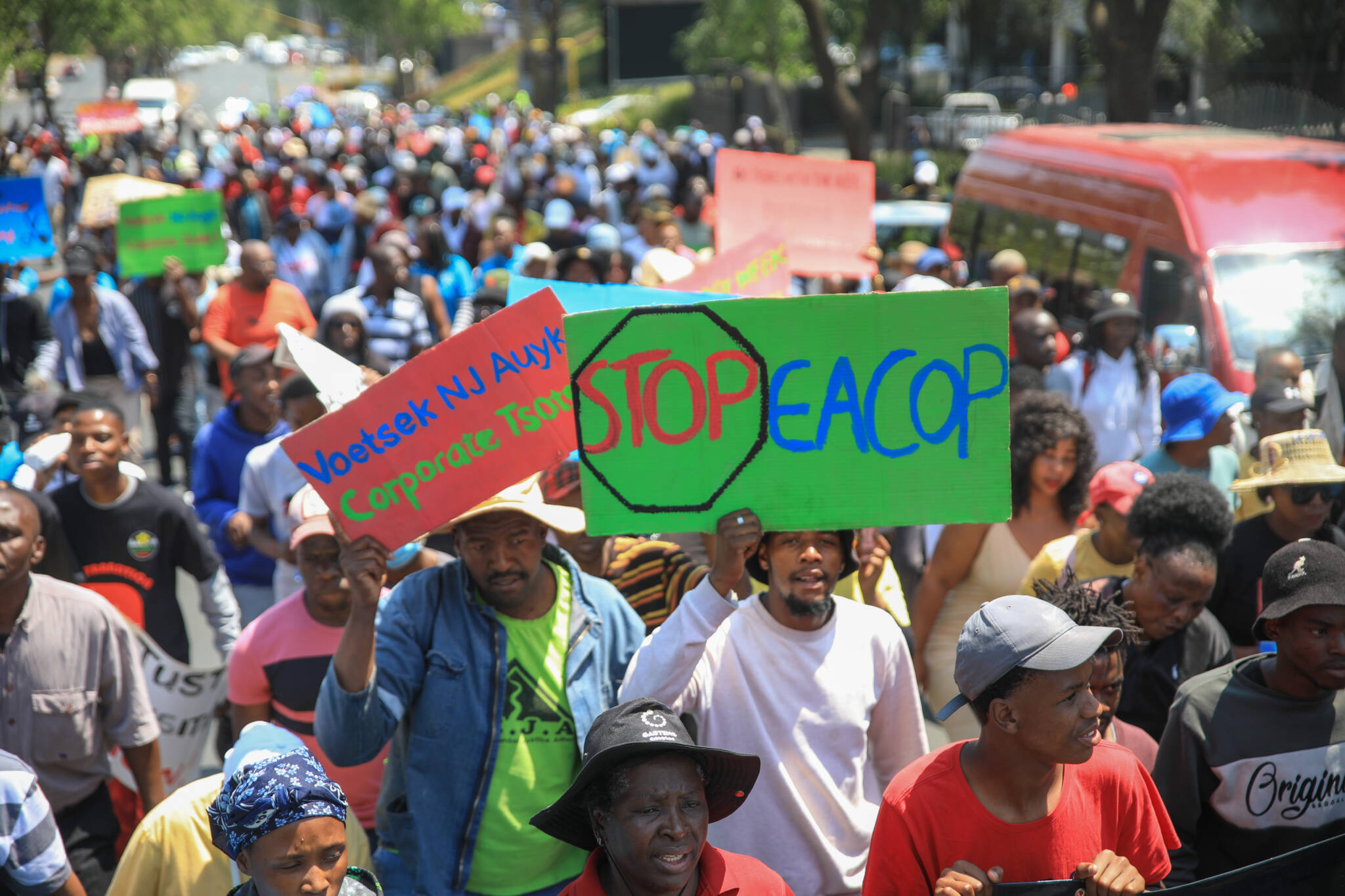 Johannesburg climate march